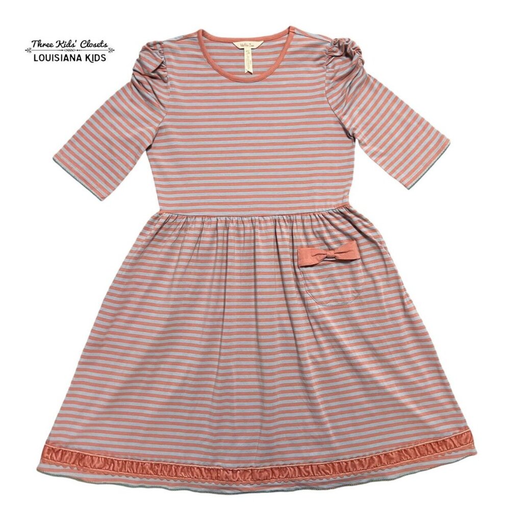 Matilda Jane 14Y First In Line Striped Knit Lap Dress